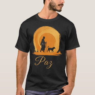 Walk For Peace Monks With Aloka Dog Monks T-Shirt