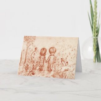 Walk Greeting Card