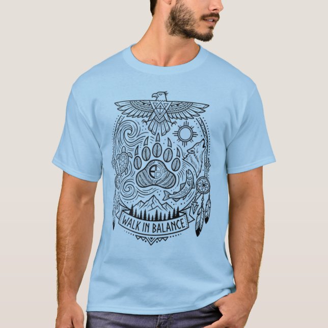 Walk in Balance T-Shirt (Front)