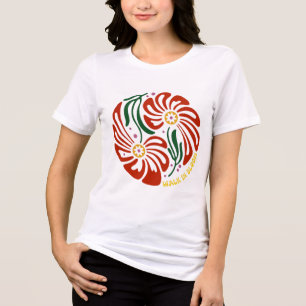 Walk in bloom Tri-Blend shirt