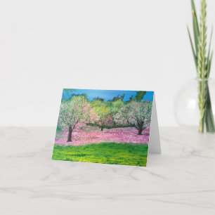 "Walk in Central Park" Greeting Card