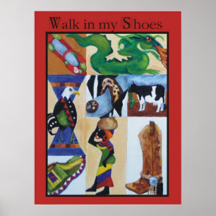 walk in my shoes poster