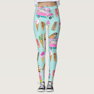 Walk in th ice cream parlour leggings