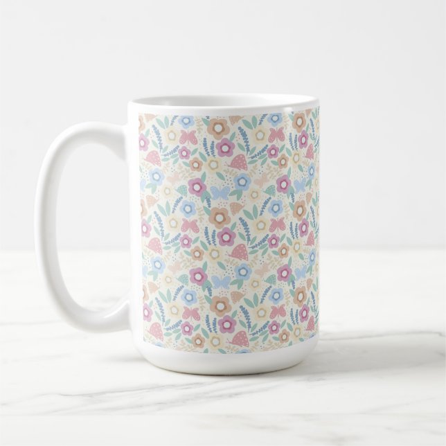 Walk in the Gardens Coffee Mug (Left)