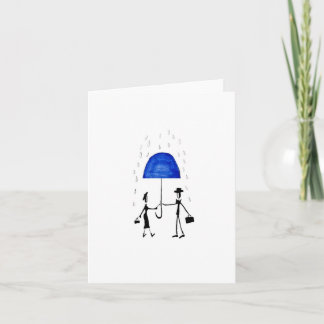Walk in the Rain Card