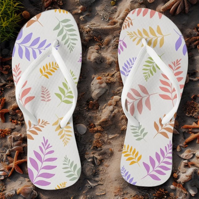 Walk in the Wild Colours : Pair of Flip Flops (Creator Uploaded)