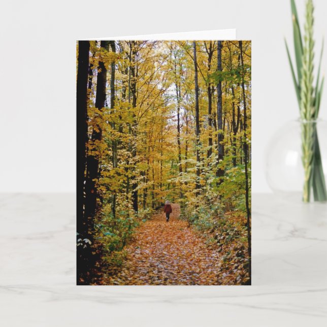 walk in the woods card (Front)