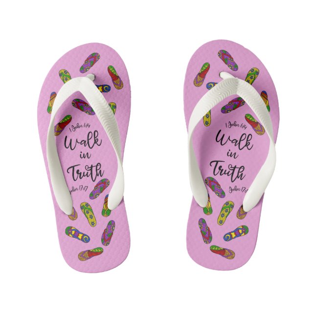 Walk in Truth Kid's Thongs (Footbed)