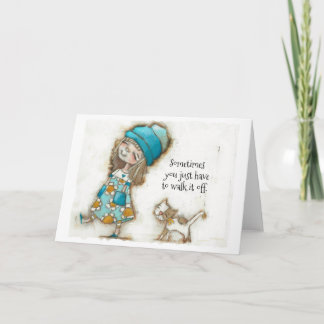 Walk it Off - Encouragement card (blank inside)