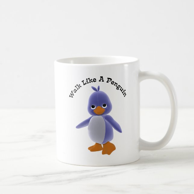 Walk Like A Penguin Mug (Right)