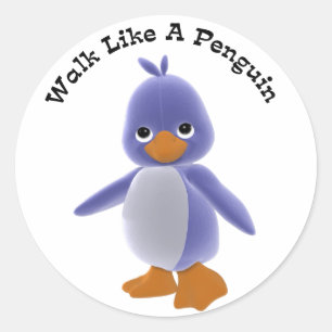 Walk Like A Penguin Sticker
