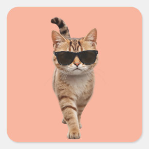 Walk Like You Mean It Square Sticker