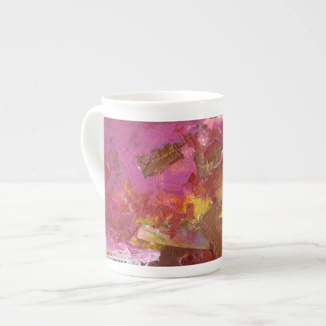 Walk me Through It Bone China Mug (Front Left)