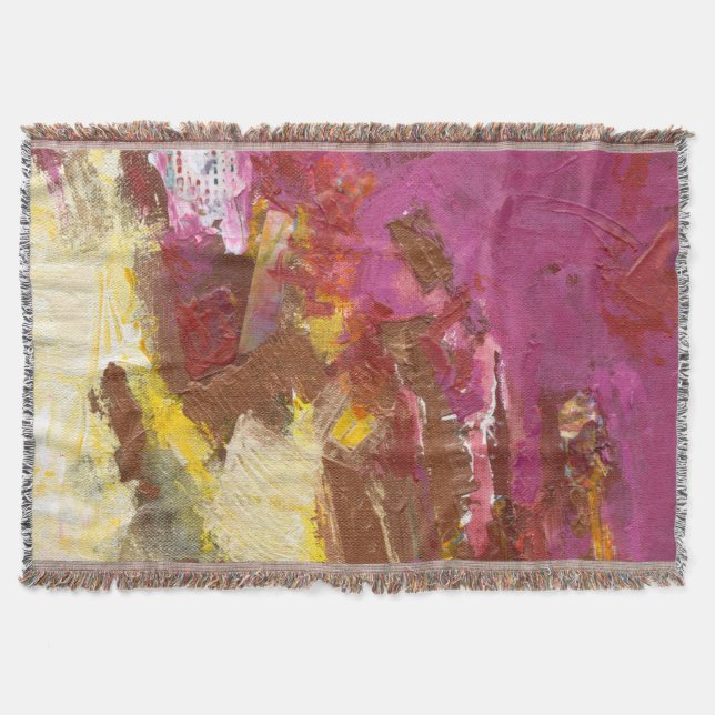 Walk me Through It Throw Blanket (Front)