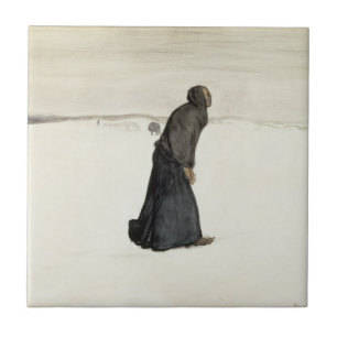 Walk of Death (by Magnus Enckell) Ceramic Tile