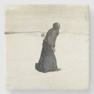 Walk of Death (by Magnus Enckell) Stone Coaster