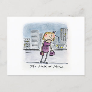 Walk of Shame Postcard
