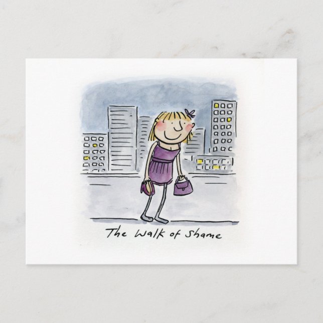 Walk of Shame Postcard (Front)