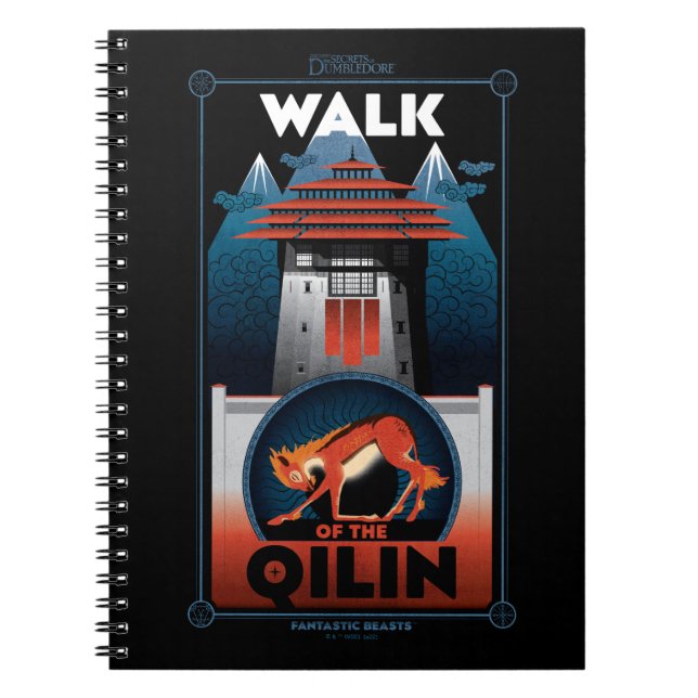 Walk of the Qilin Mountain graphic Notebook (Front)