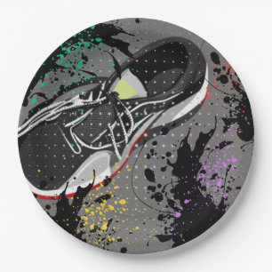 Walk on By Paper Plate