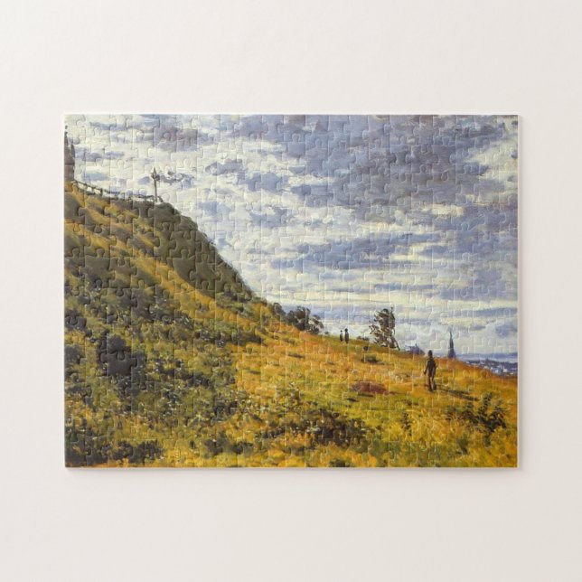 Walk on Cliffs of Sainte-Adresse Monet Fine Art Jigsaw Puzzle (Horizontal)