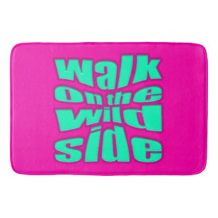 walk on the wild side bath mat