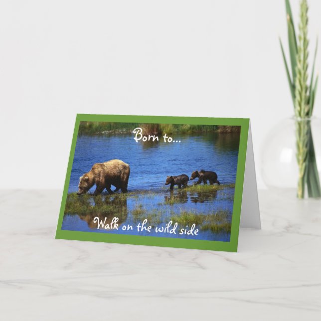 Walk on the Wild Side - Bears Card (Front)