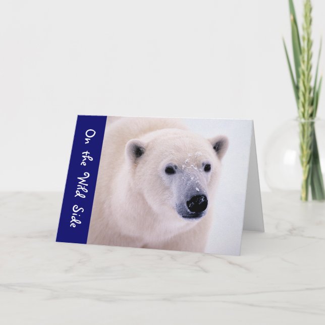 Walk on the Wild Side - Polar Bear Card (Front)