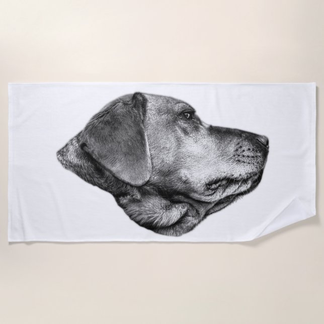 Walk Soft, Look Sharp  DESCRIPTION: Beach Towel (Front)