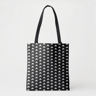 Walk Steady Collection Logo Symbol Pattern Tote Bag