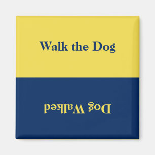 Walk the Dog Reversible Reminder Magnet