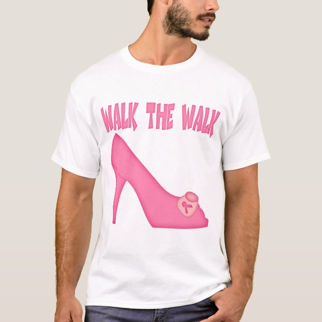 Walk The Walk Cancer T-Shirt (Front)