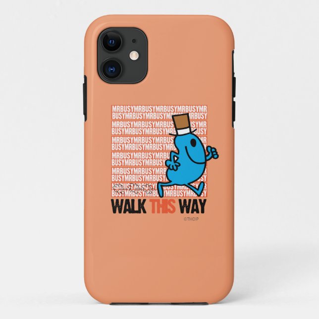 Walk This Way Case-Mate iPhone Case (Back)