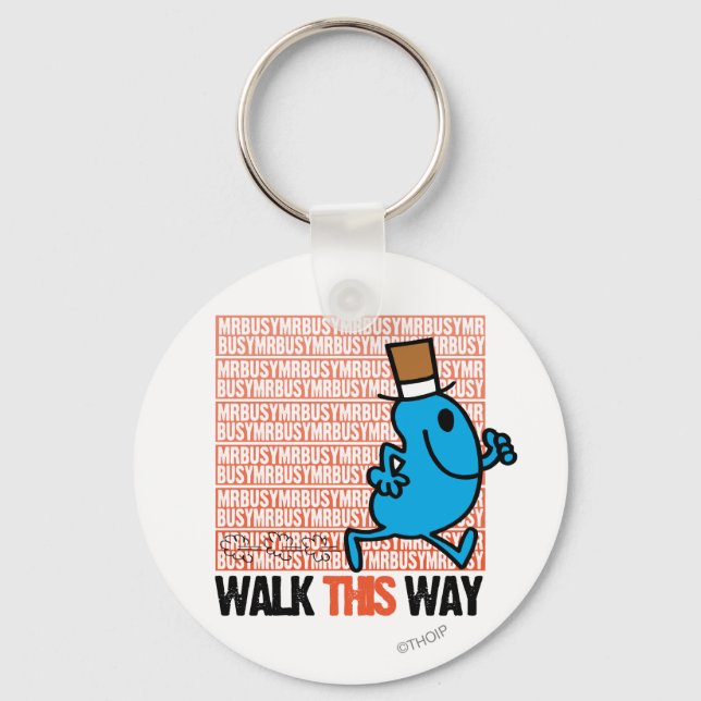 Walk This Way Key Ring (Front)