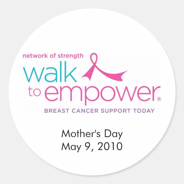 Walk to Empower Sticker (Front)