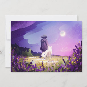 Walk with a friend postcard