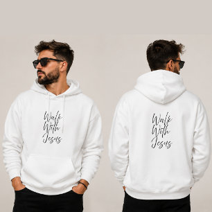 Walk with Jesus, Christian Motivation Hoodie