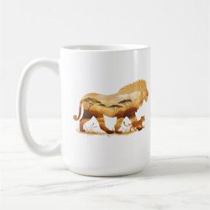 Walk With Me – Forever and Always   Lion Design Coffee Mug