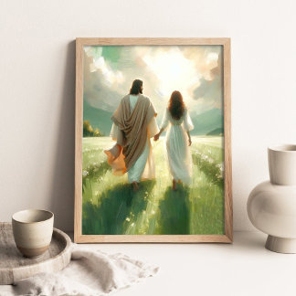 Walk With Me Jesus _ Christian Wall Art _ Jesus Wa