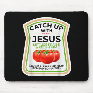 Walk With The Lord Psalm 37_4 Funny Christian Chup Mouse Pad