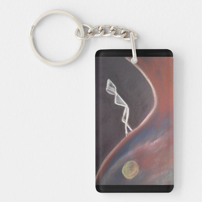 Walk your path keychain (Front)