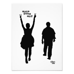 Walk Your Way. Photo Print