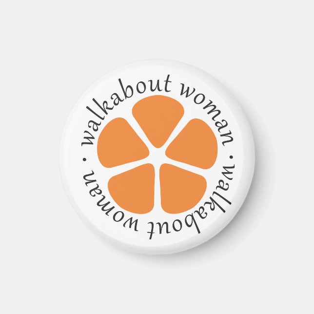 Walkabout Woman Logo Magnet (Front)