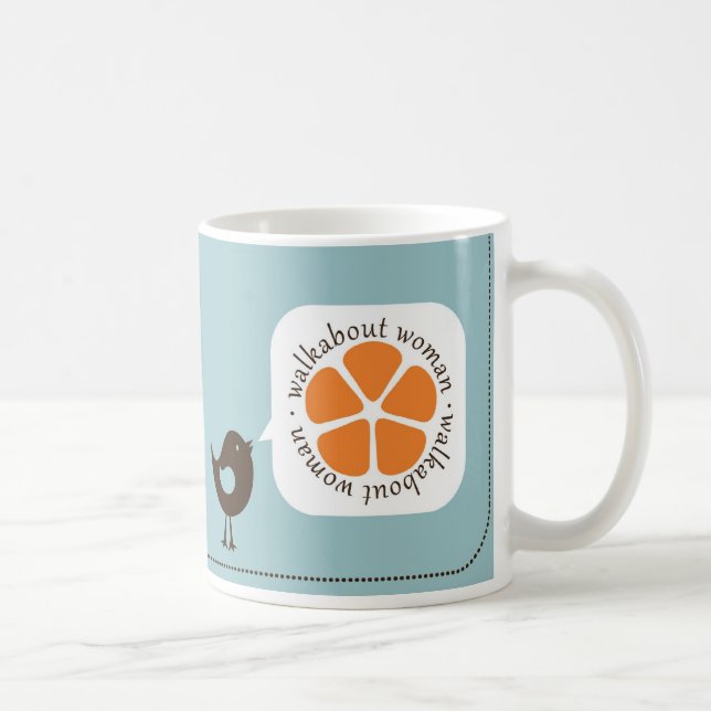 Walkabout Woman Put A Bird On It Mug - Rt Hand (Right)