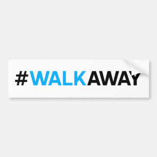 #WalkAway Bumper Sticker (Customisable Colour)