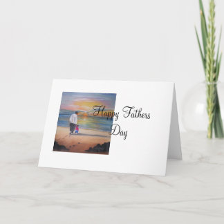 walked with me, Happy Fathers Day Card