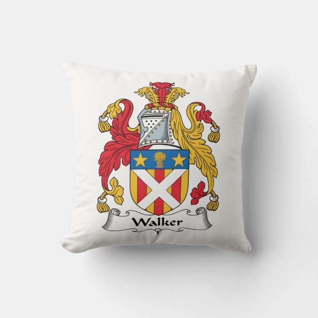 Walker Family Crest Cushion (Front)