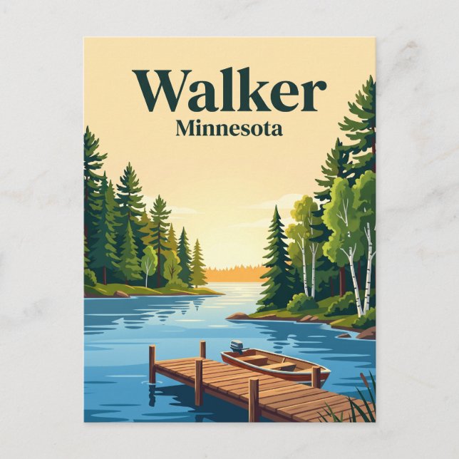 Walker, Minnesota Postcard (Front)