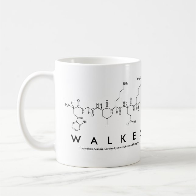 Walker peptide name mug (Left)