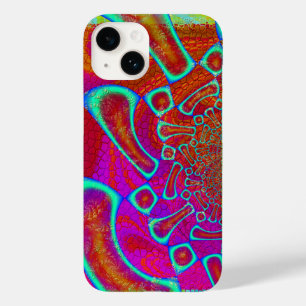 Walkin' On Sun Shine Psychedelic 3D Case-Mate iPhone 14 Case